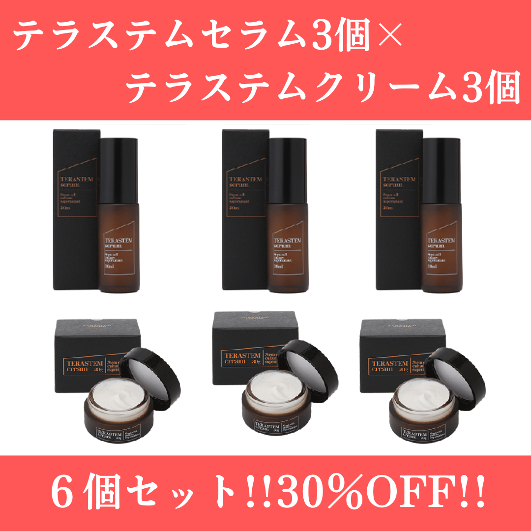 テラステム　セラム　×  テラステムクリーム　　６個セット